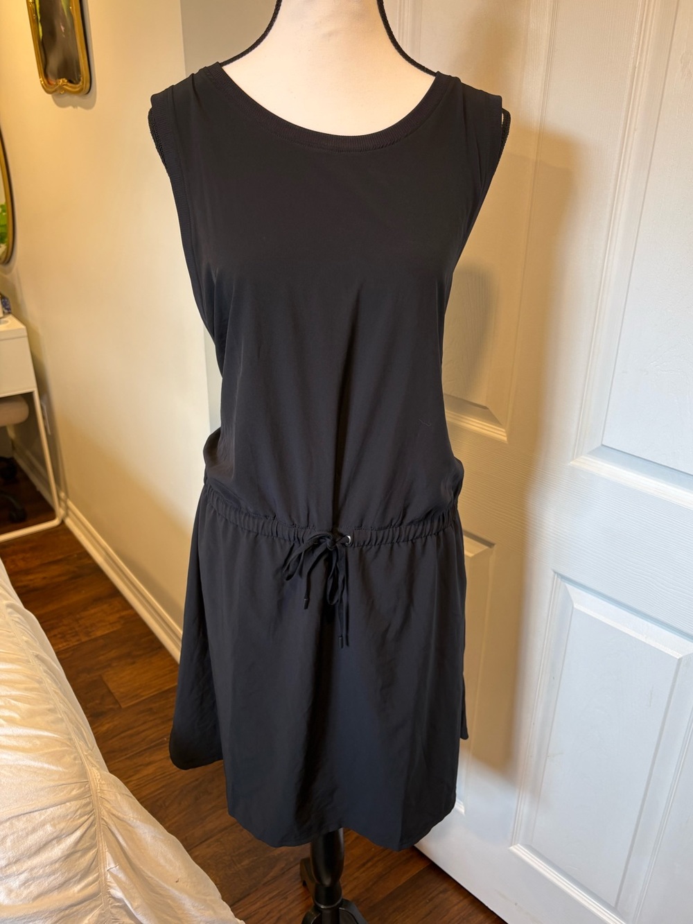 Hyba by Reitmans Black Sleeveless Athletic Dress Built-In Shorts 3X